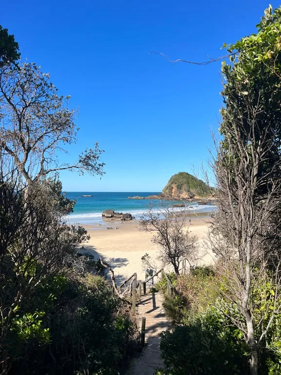The coastal walk along Town Beach, Port Macquarie